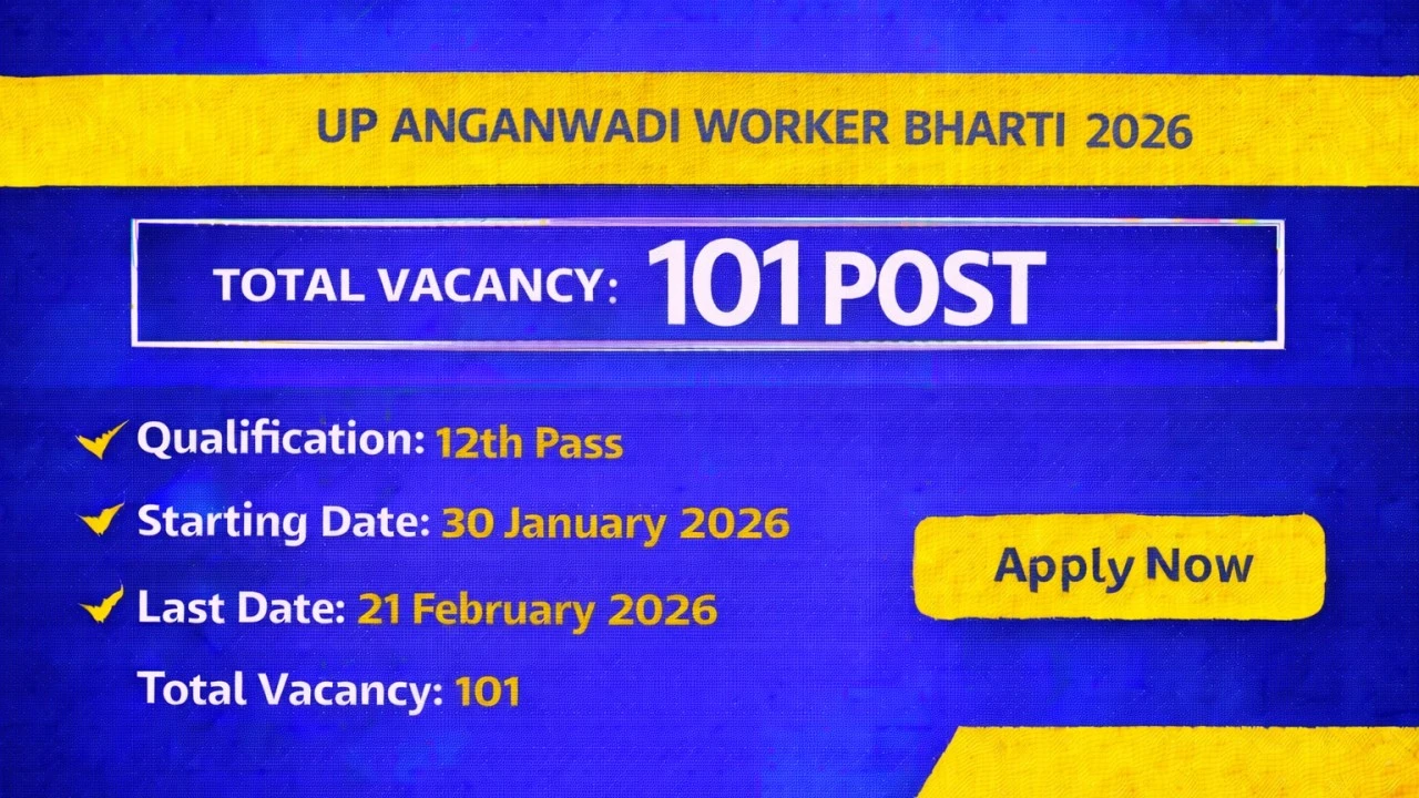 up-anganwadi-worker-bharti-2026