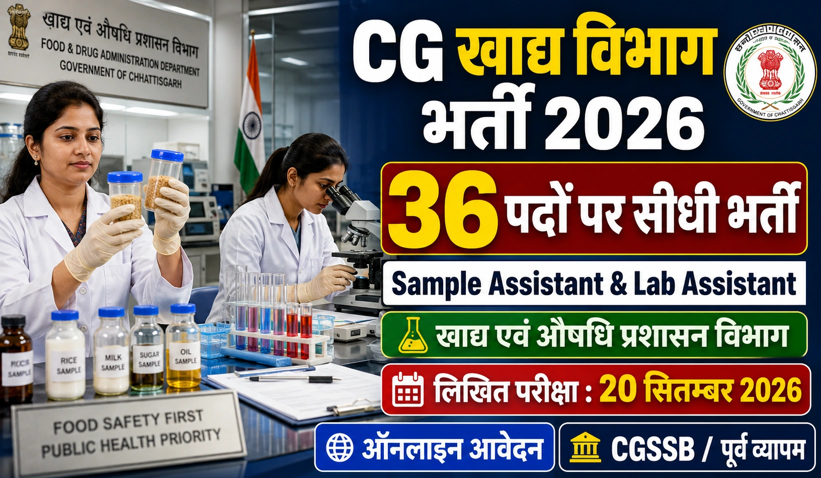 CG SSB Food Department Vacancy 2026