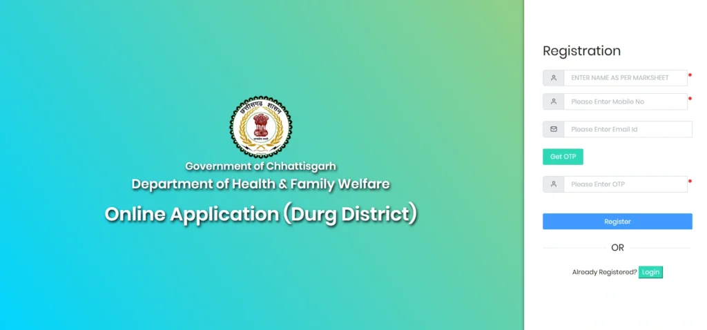 Chhattisgarh NHM Staff Nurse Recruitment 2026